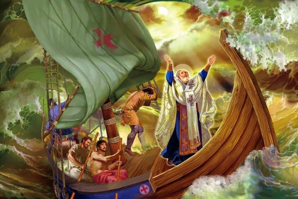 Зимни празници в България. Никулден - Ден на Свети Никола, покровител на моряците, пътниците и жителите на град Бургас
